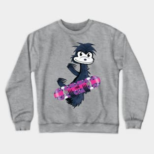 Sloth Style Skate Pink & Purple Crewneck Sweatshirt